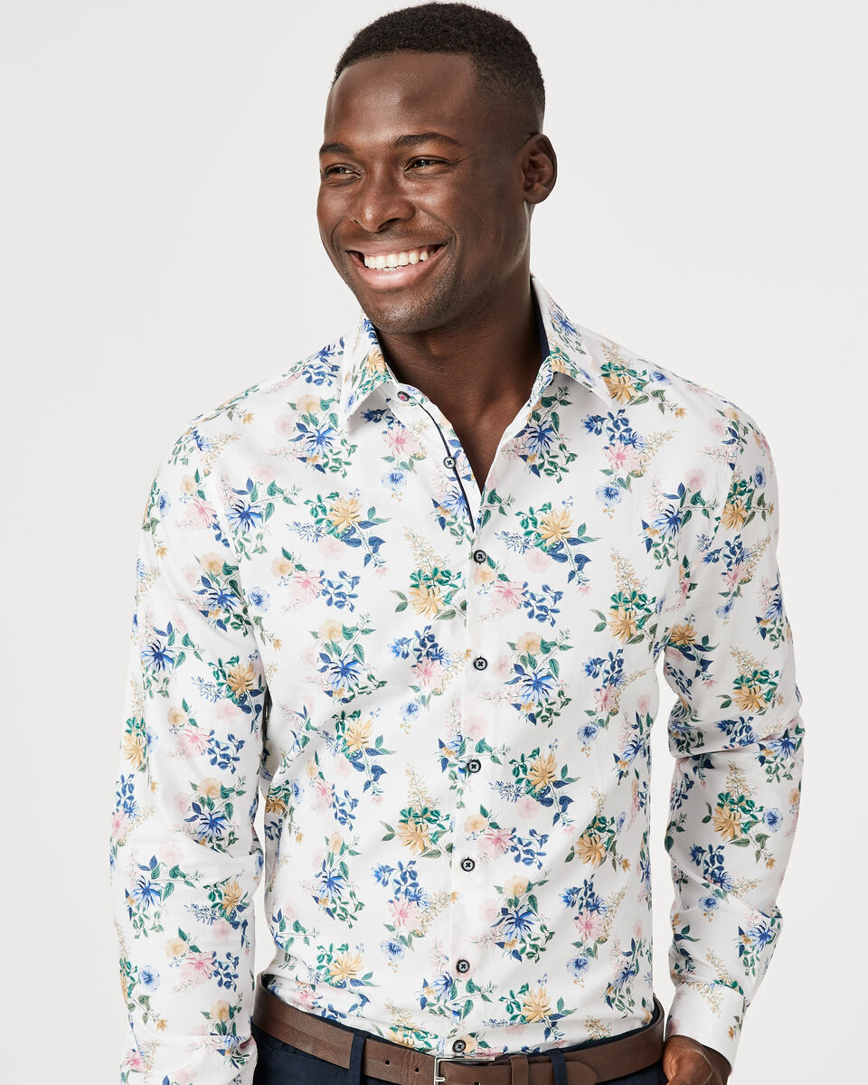 Wessex Shirt, Multi Floral, hi-res